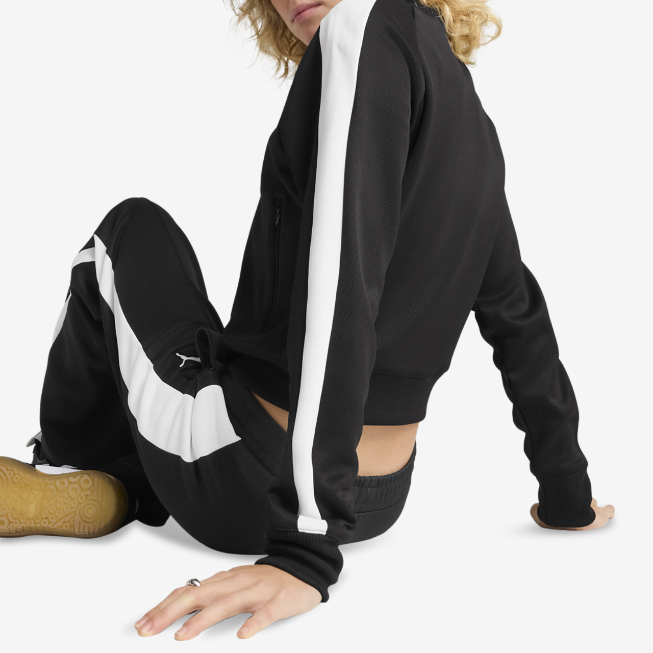 PUMA T7 ALWAYS ON SHORT TRACK JACKET Image 3 of 4. Tap to open photo gallery.