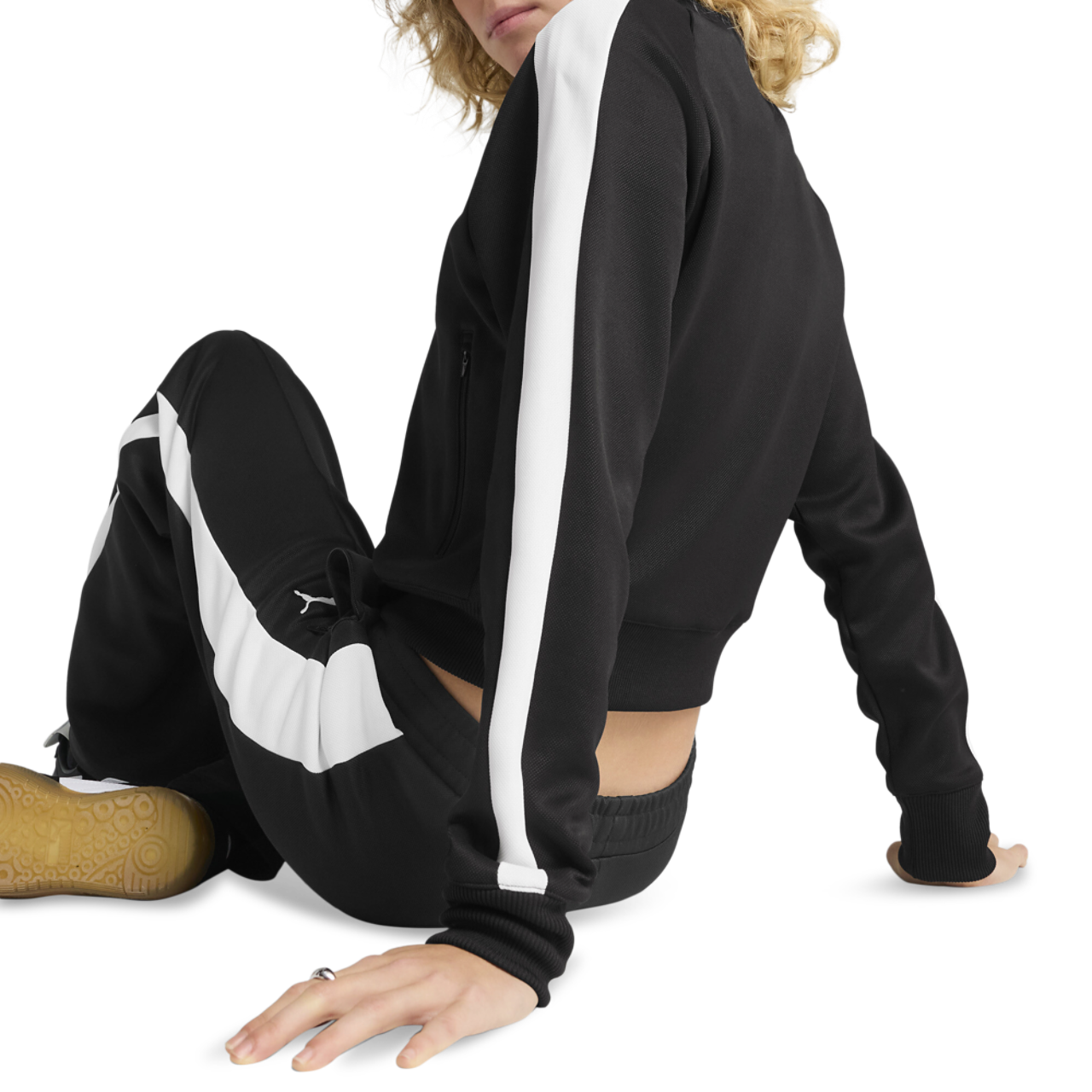 PUMA T7 ALWAYS ON SHORT TRACK JACKET Image 3 of 4. Tap to open photo gallery.