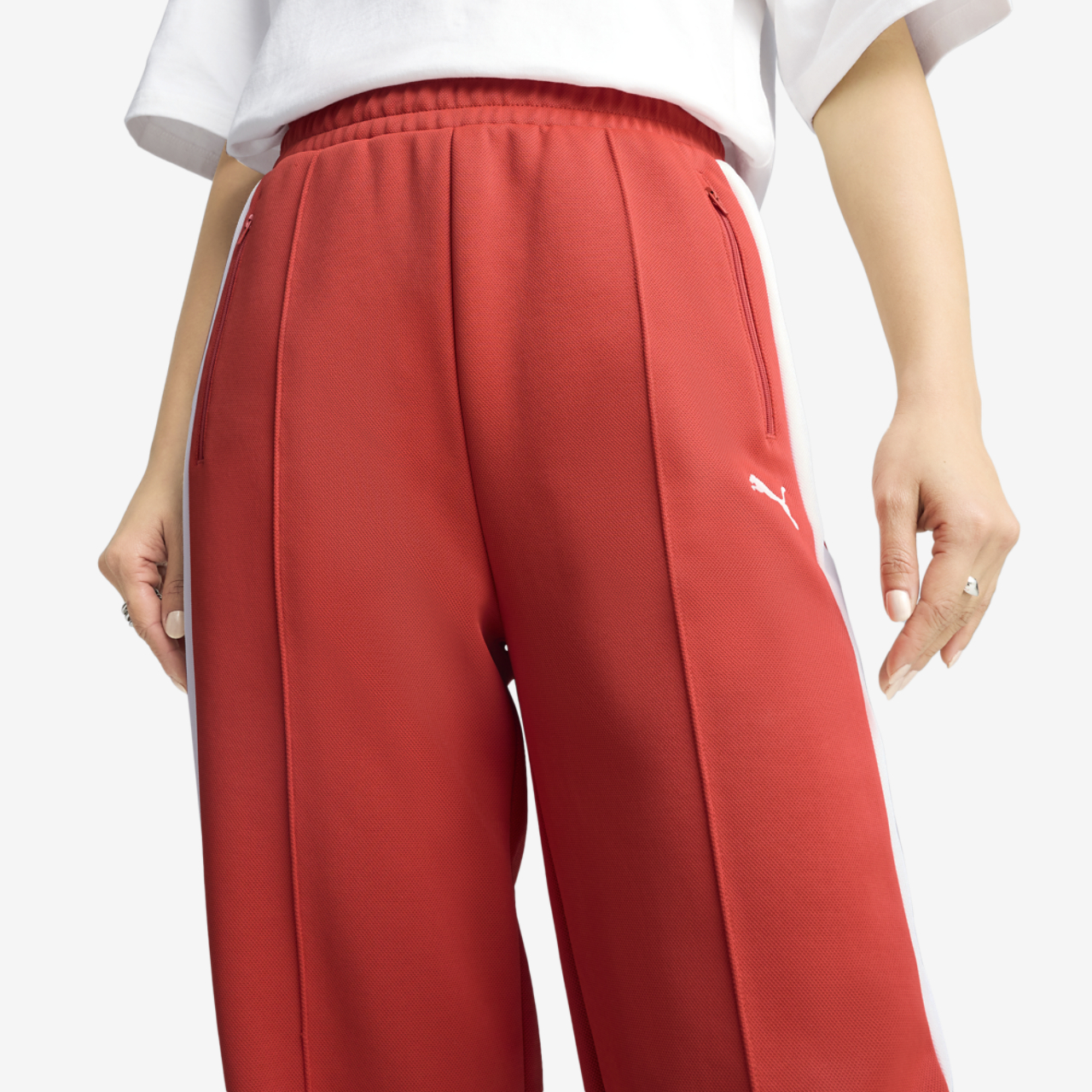 PUMA T7 ALWAYS ON STRAIGHT TRACK PANTS Image 3 of 7. Tap to open photo gallery.