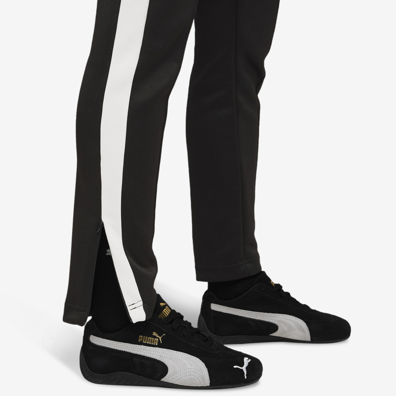 PUMA T7 ALWAYS ON SLIM TRACK PANTS Image 3 of 5. Tap to open photo gallery.