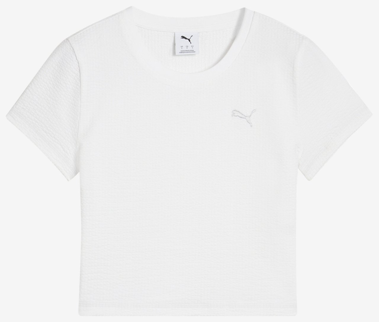 PUMA DARE TO TEXTURED BABY TEE Image 3 of 4. Tap to open photo gallery.