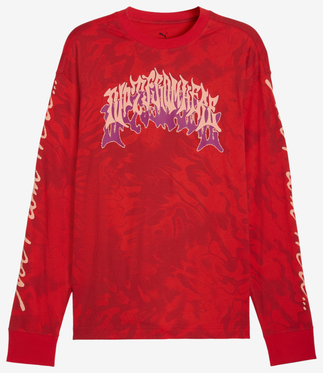 PUMA Lamelo Supernova Long Sleeve AOP Tee Image 6 of 7. Tap to open photo gallery.