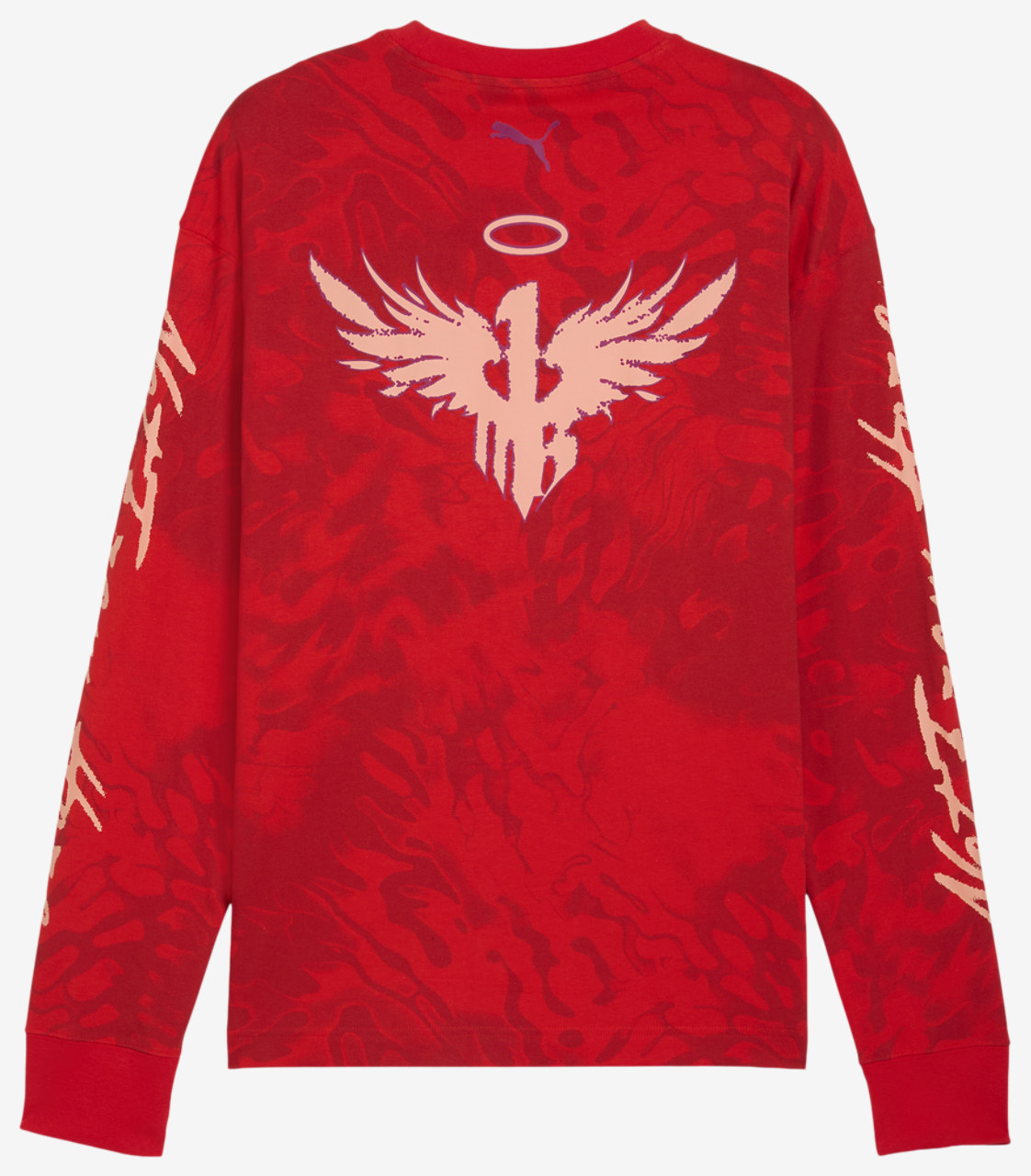 PUMA Lamelo Supernova Long Sleeve AOP Tee Image 7 of 7. Tap to open photo gallery.