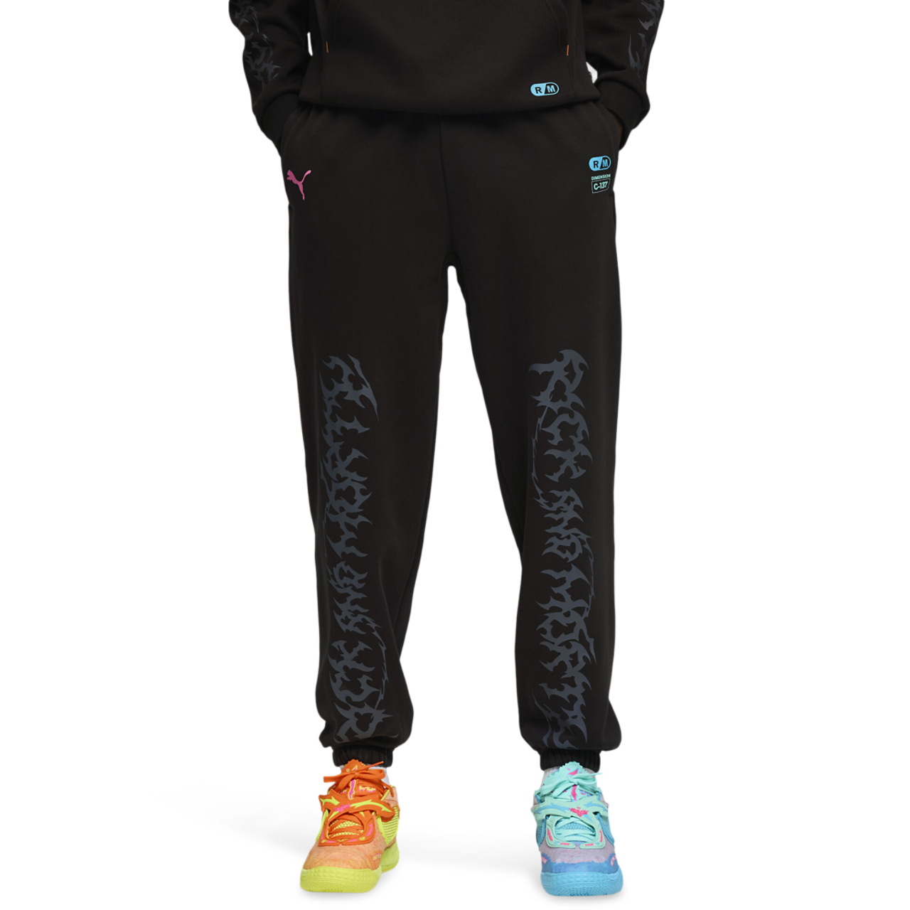 PUMA Hoops x Rick and Morty Sweat Pants - Men's | Foot Locker