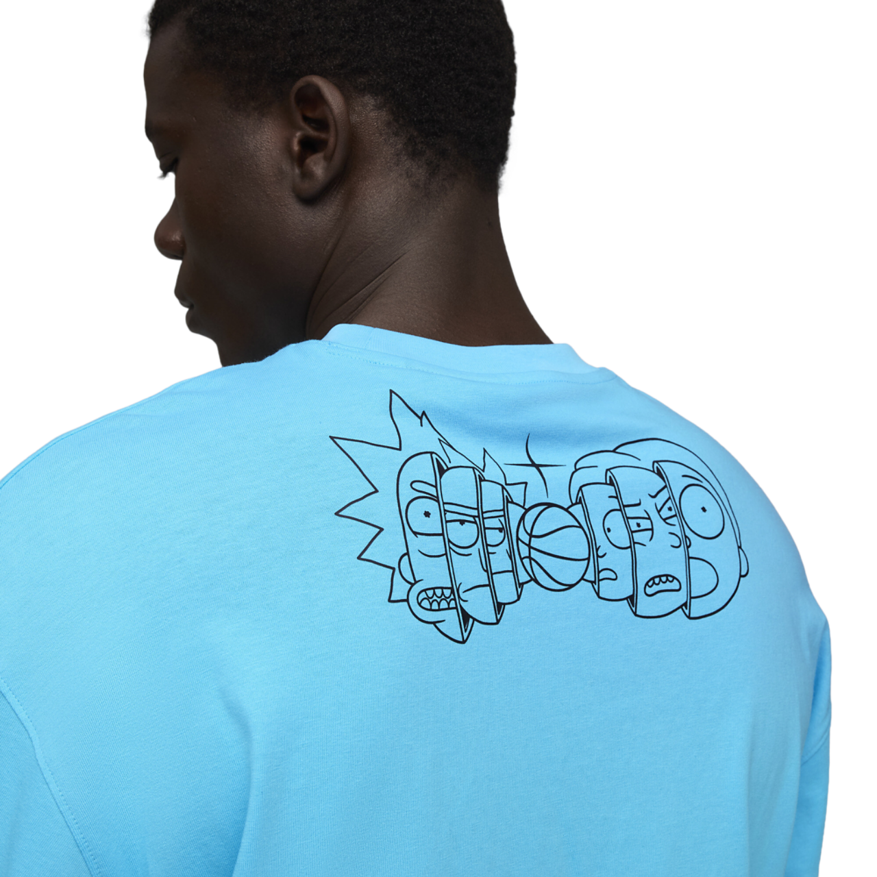 PUMA Hoops x Rick and Morty Long Sleeve T-Shirt Image 4 of 7. Tap to open photo gallery.