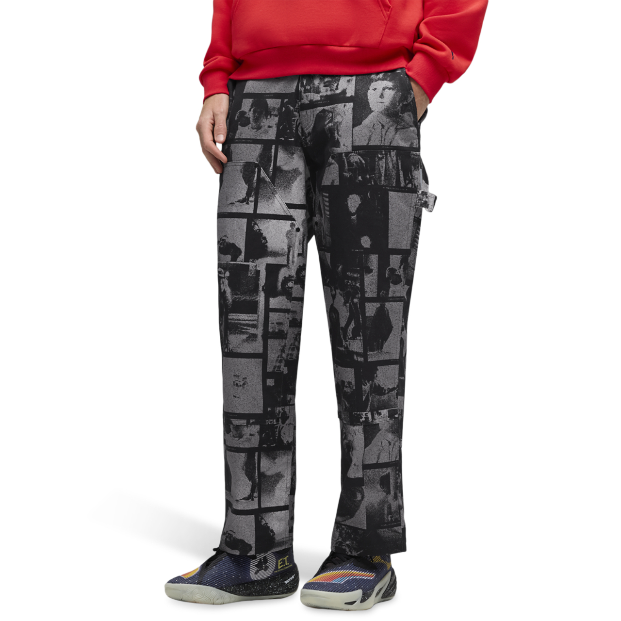 PUMA Hoops X E.T. Twill Pants Image 1 of 7. Tap to open photo gallery.