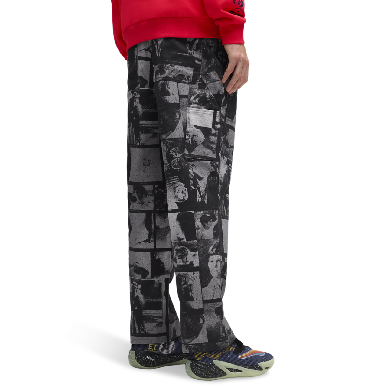 PUMA Hoops X E.T. Twill Pants Image 2 of 7. Tap to open photo gallery.