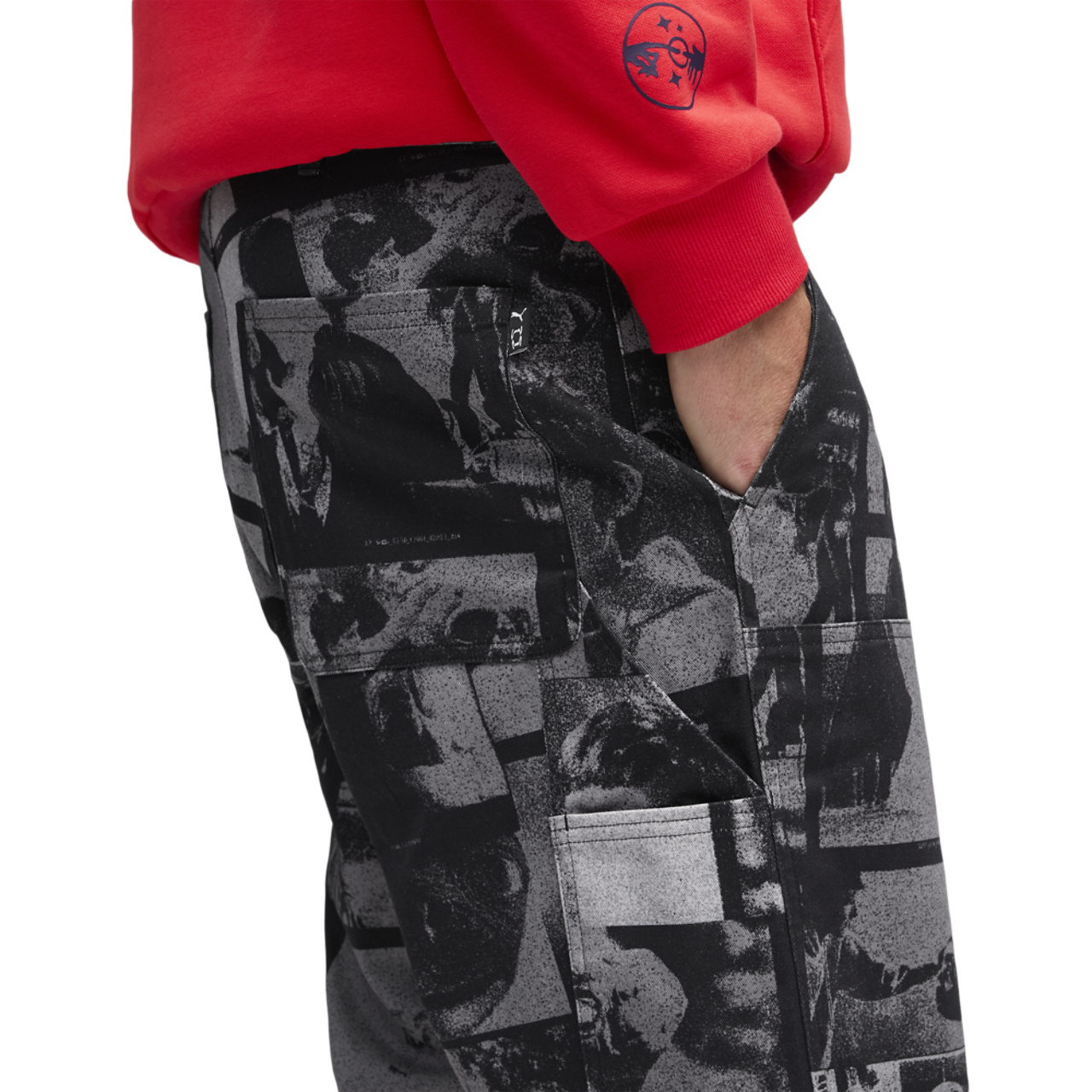 PUMA Hoops X E.T. Twill Pants Image 3 of 7. Tap to open photo gallery.