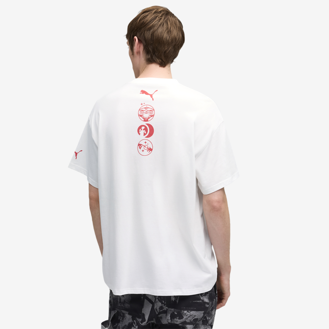 PUMA Hoops X E.T. T-Shirt I Image 2 of 7. Tap to open photo gallery.