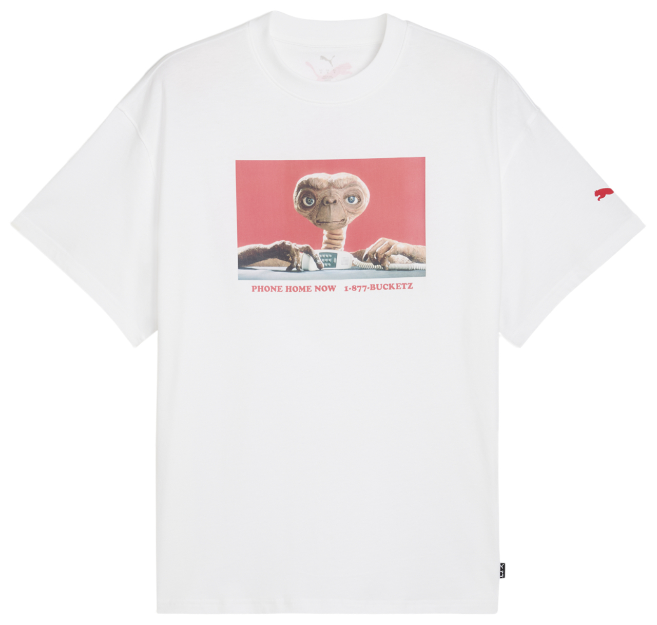 PUMA Hoops X E.T. T-Shirt I Image 6 of 7. Tap to open photo gallery.