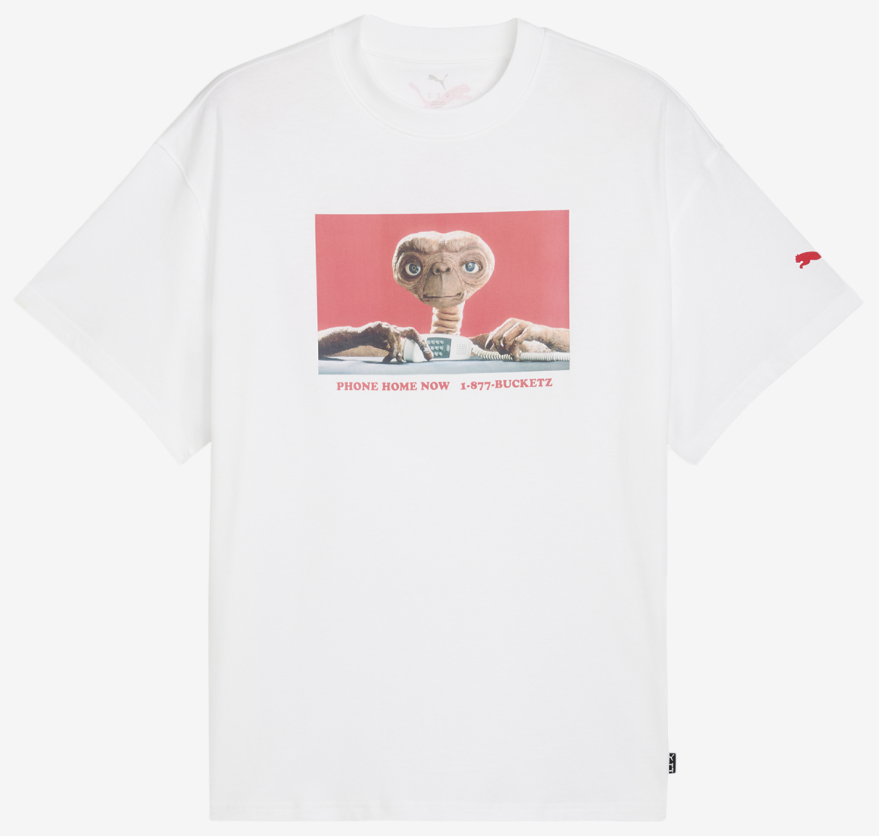 PUMA Hoops X E.T. T-Shirt I Image 6 of 7. Tap to open photo gallery.