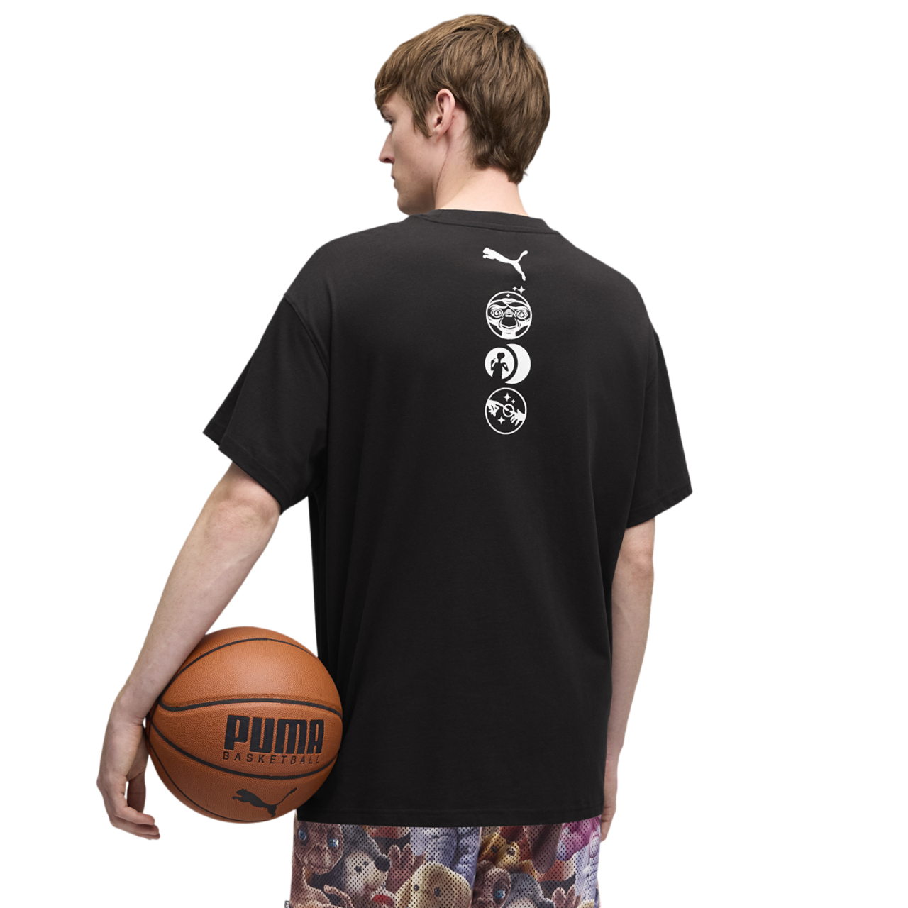 PUMA Hoops X E.T. T-Shirt II Image 2 of 5. Tap to open photo gallery.