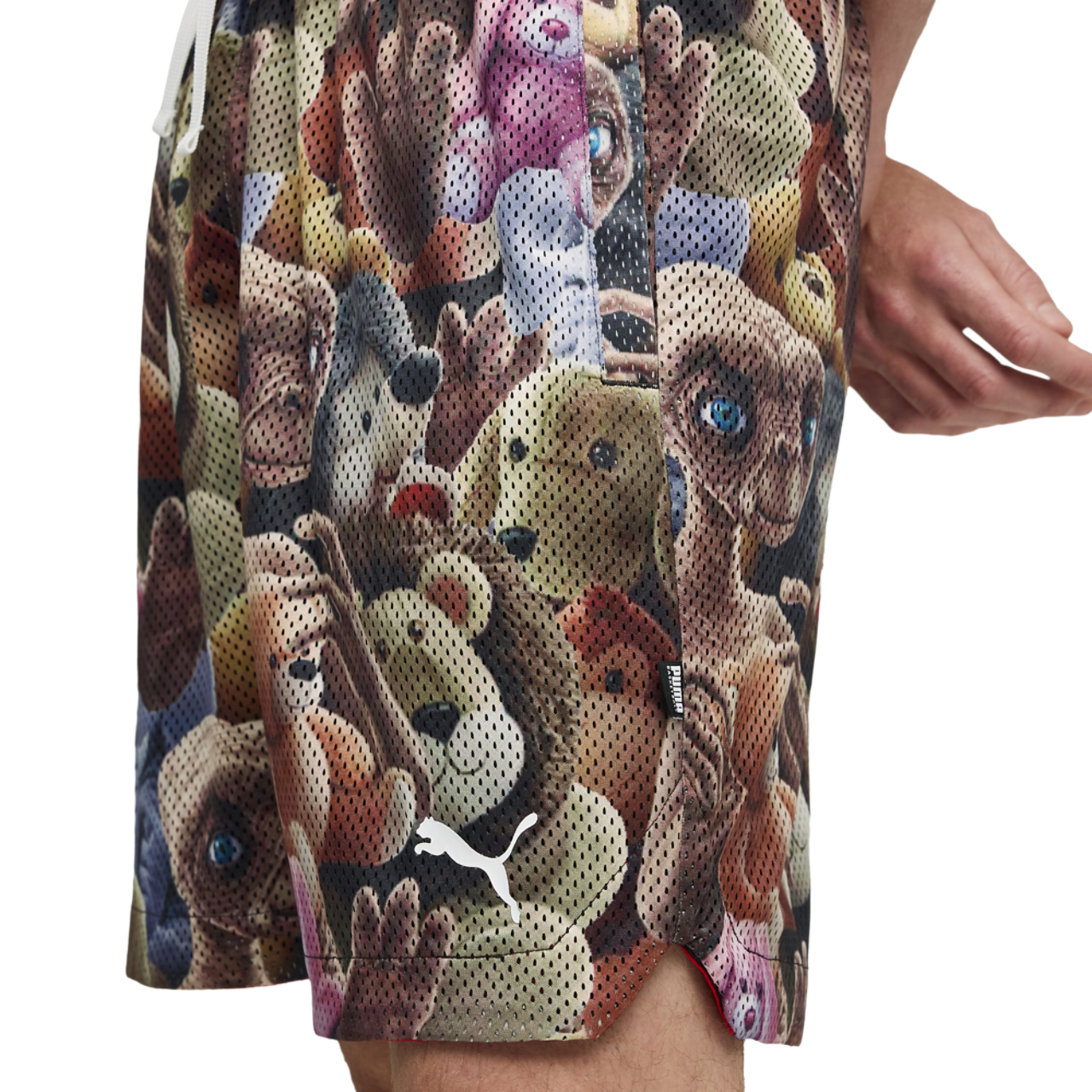 PUMA Hoops X E.T. AOP Shorts Image 3 of 5. Tap to open photo gallery.