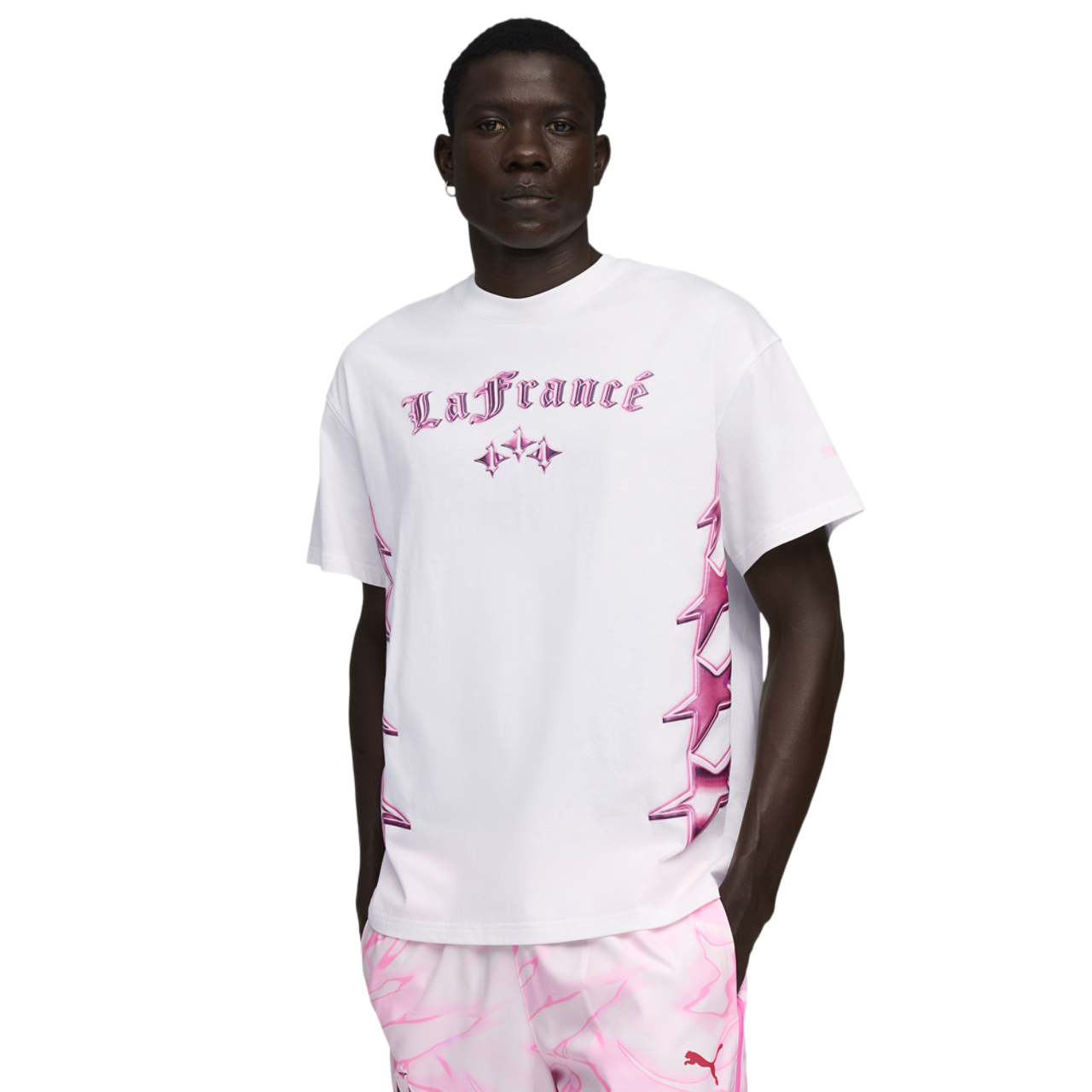 PUMA Lafrance Pink Heem T-Shirt - Men's | Foot Locker