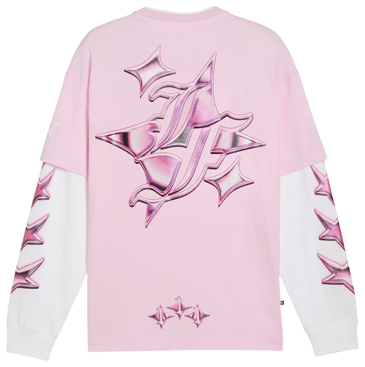 PUMA Lafrance Pink Heem Long Sleeve Tee Image 7 of 7. Tap to open photo gallery.
