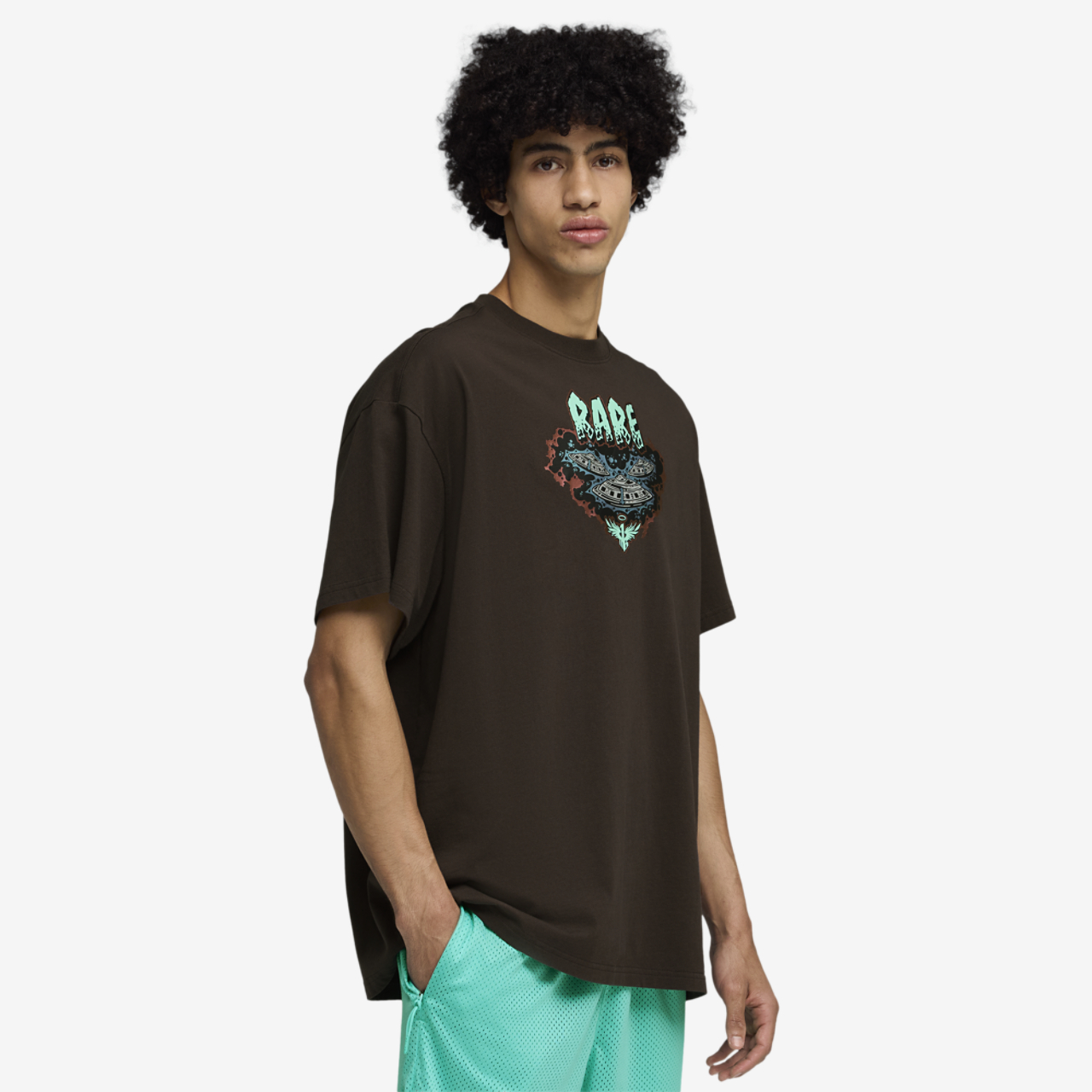 PUMA Melo World T-Shirt Image 1 of 5. Tap to open photo gallery.