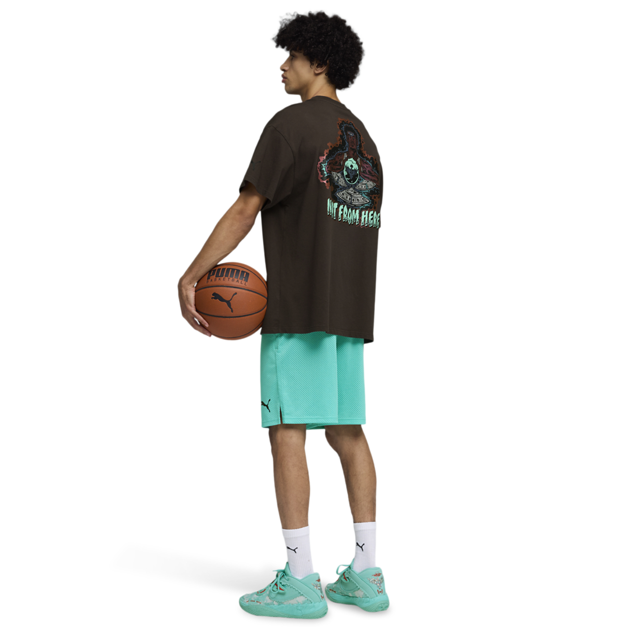 PUMA Melo World T-Shirt Image 3 of 5. Tap to open photo gallery.