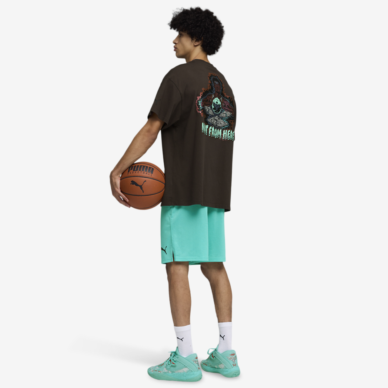PUMA Melo World T-Shirt Image 3 of 5. Tap to open photo gallery.