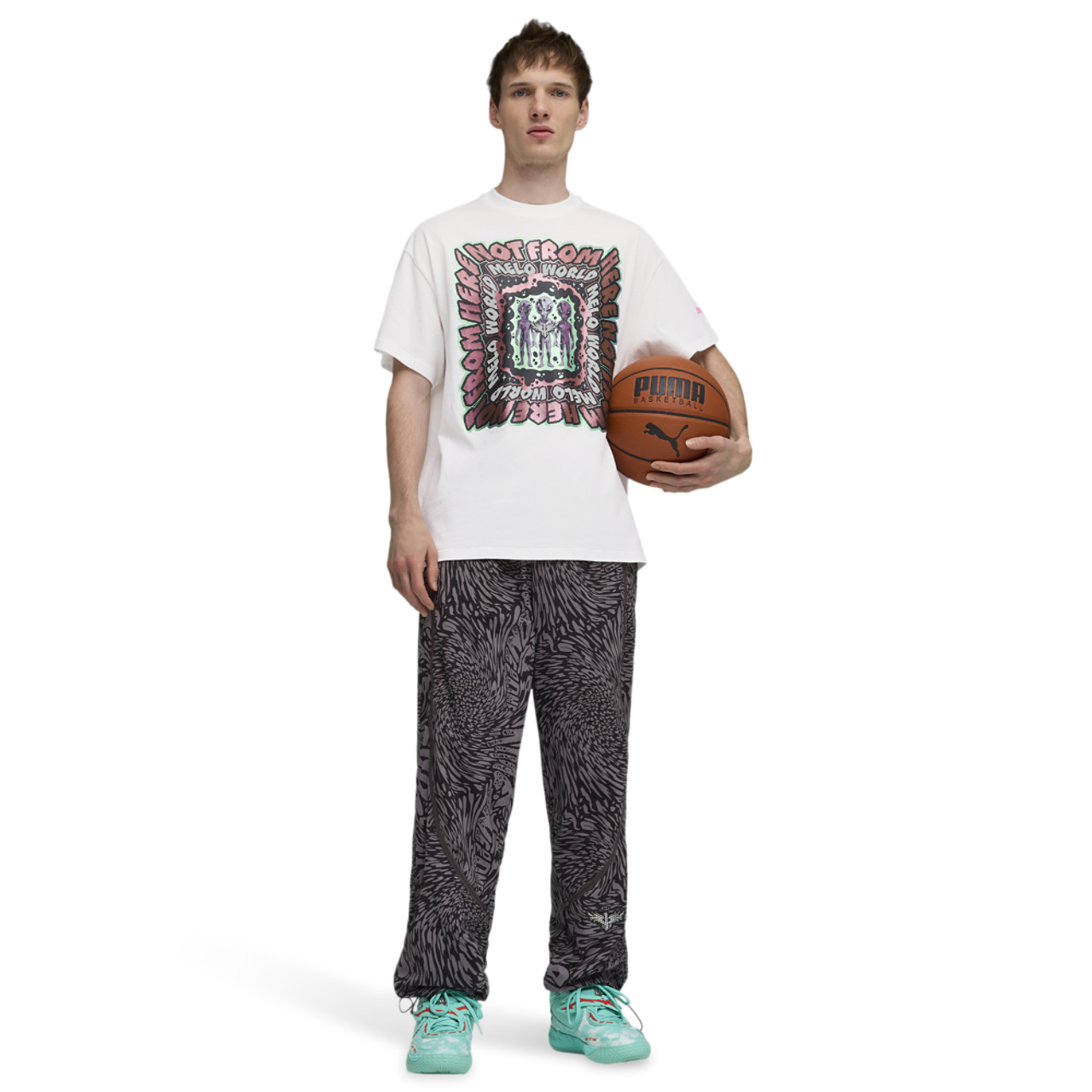 PUMA Melo World T-Shirt Image 3 of 5. Tap to open photo gallery.