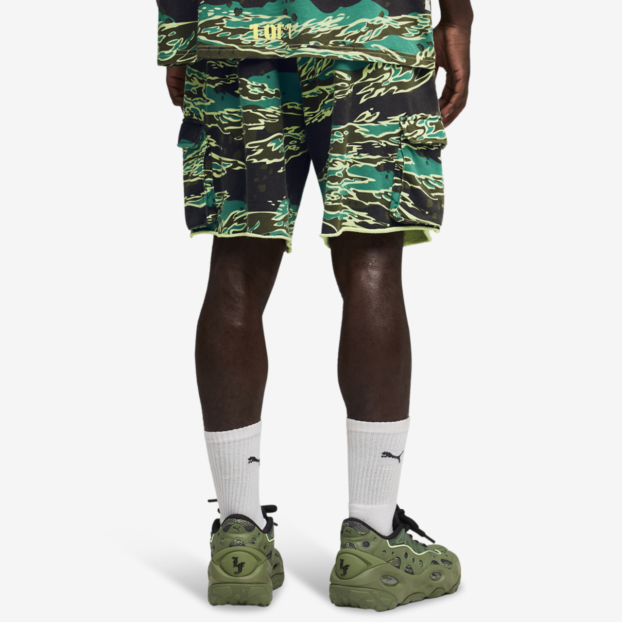 PUMA LaFrance Supply Terry Shorts Image 2 of 5. Tap to open photo gallery.