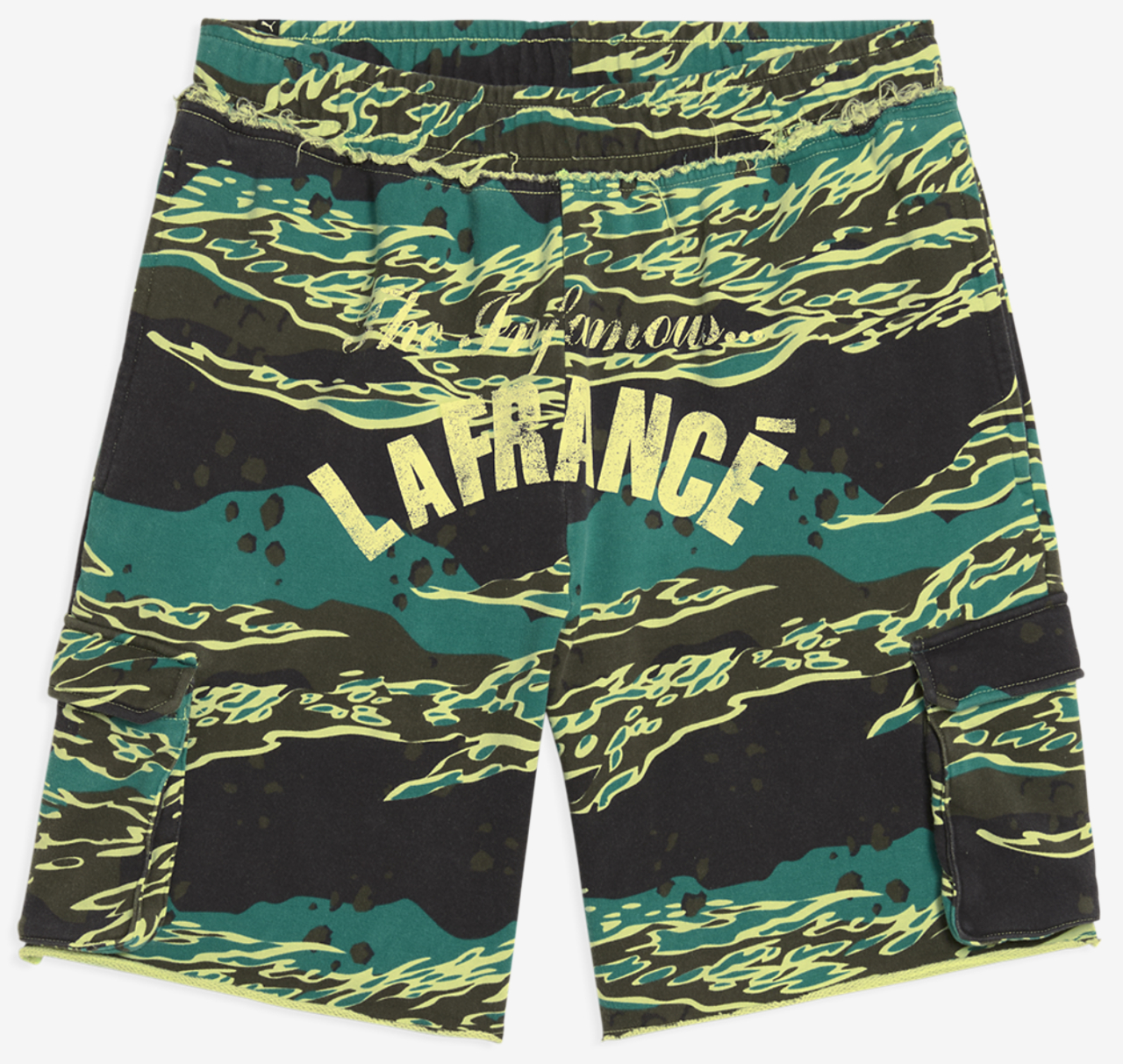 PUMA LaFrance Supply Terry Shorts Image 4 of 5. Tap to open photo gallery.