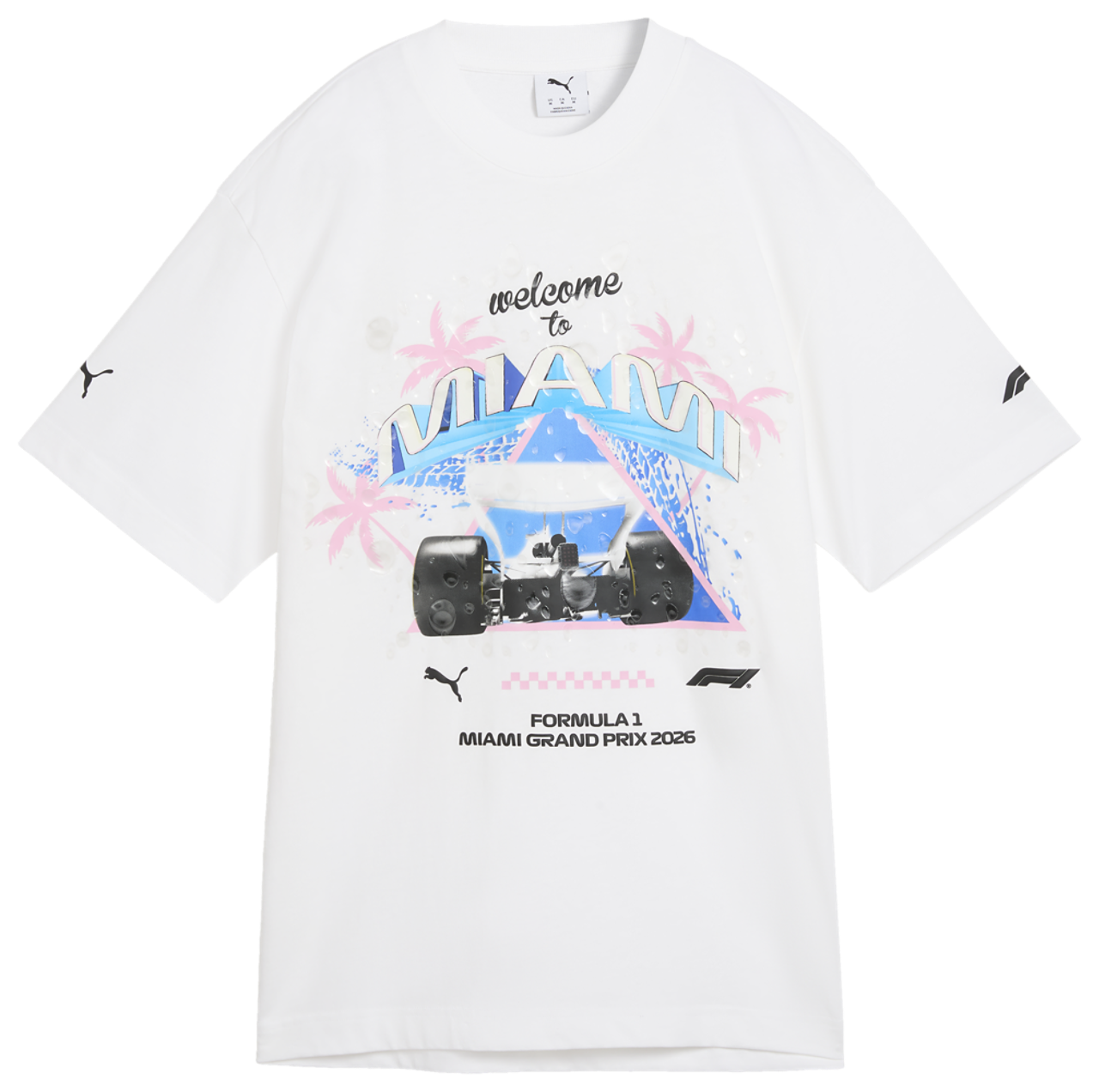PUMA F1 Miami Washed Graphic Tee - Men's | Foot Locker