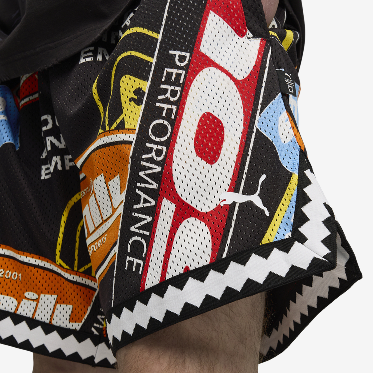 PUMA x Fast & Furious Reversible Mesh 6" Shorts Image 2 of 7. Tap to open photo gallery.