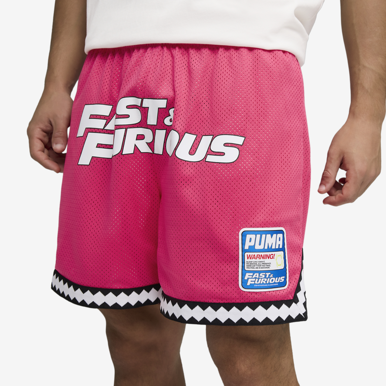 PUMA x Fast & Furious Reversible Mesh 6" Shorts Image 3 of 7. Tap to open photo gallery.
