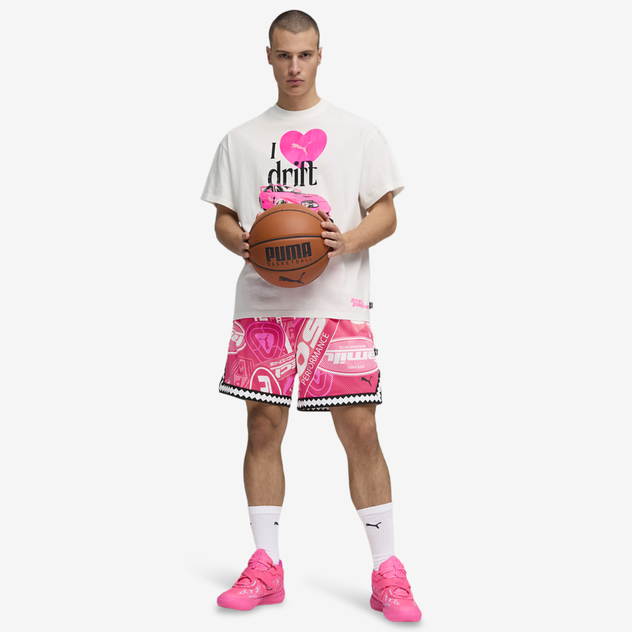 PUMA x Fast & Furious Reversible Mesh 6" Shorts Image 5 of 7. Tap to open photo gallery.