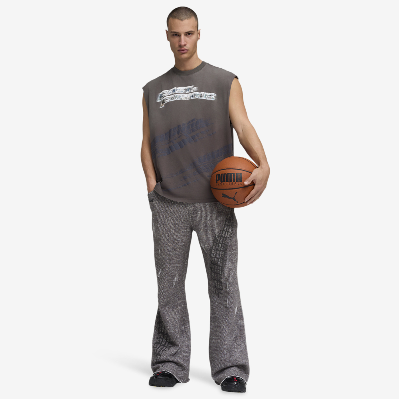 PUMA x Fast & Furious Sweat Pants Image 5 of 7. Tap to open photo gallery.