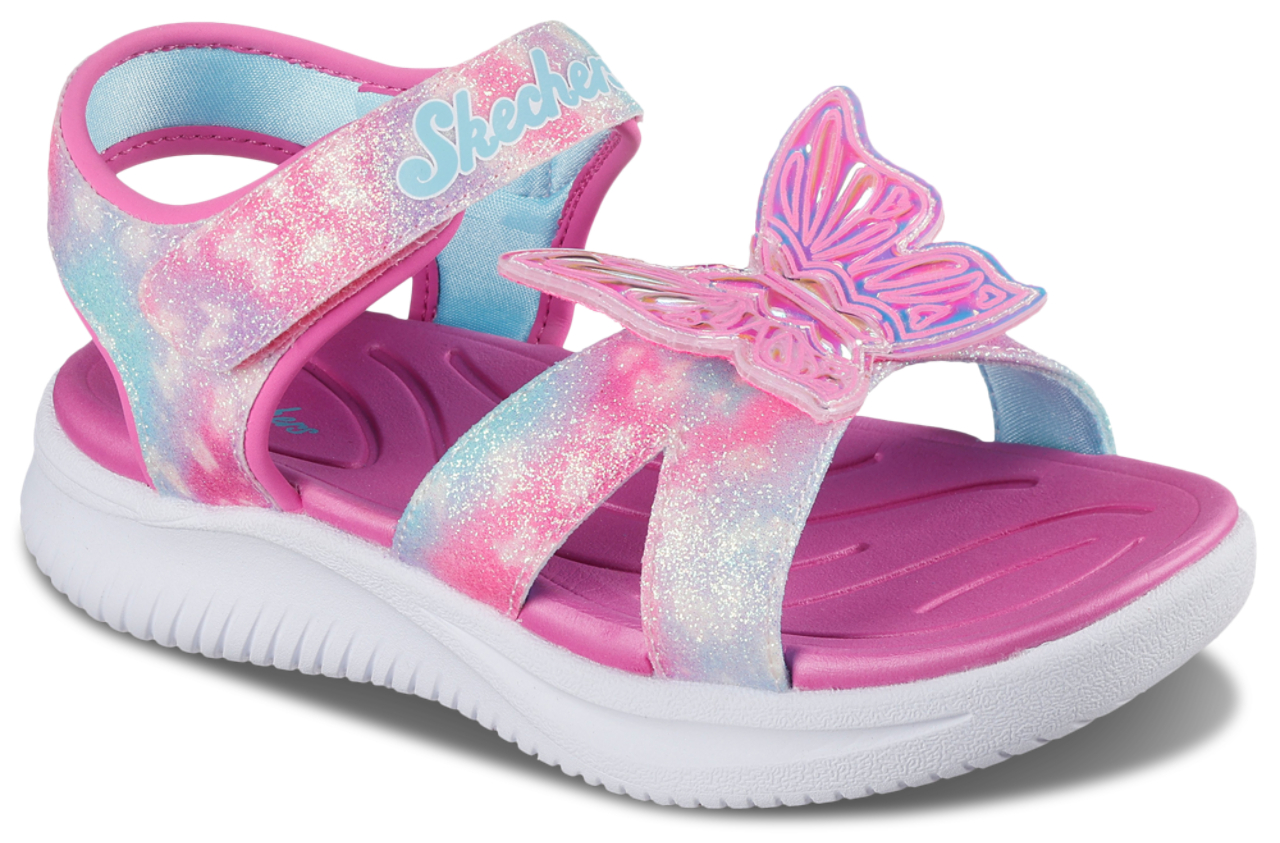 Skechers Lighted Butterfly Sandals Image 3 of 6. Tap to open photo gallery.