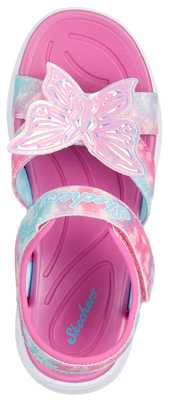 Skechers Lighted Butterfly Sandals Image 4 of 6. Tap to open photo gallery.