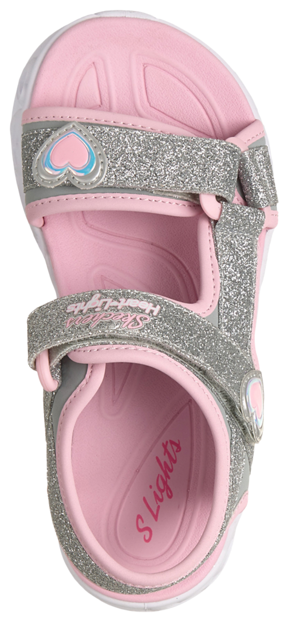 Skechers Lighted Double Strap Sandals Image 4 of 7. Tap to open photo gallery.