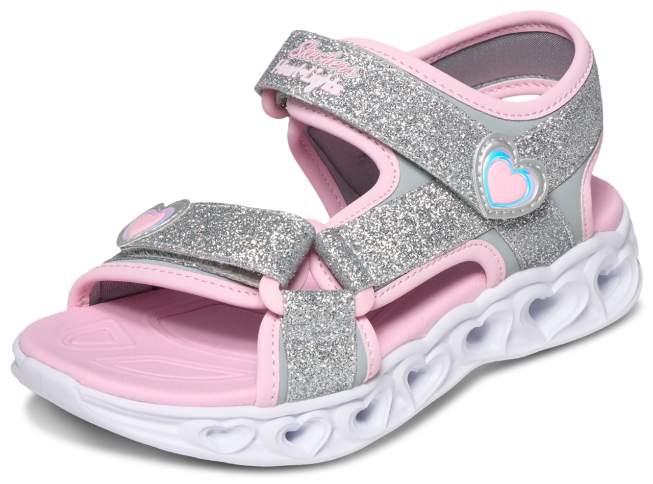 Skechers Lighted Double Strap Sandals Image 7 of 7. Tap to open photo gallery.