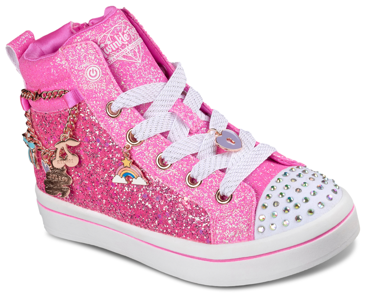 Skechers Twinkle Charms Removable Bracelets Lighted High Image 3 of 6. Tap to open photo gallery.