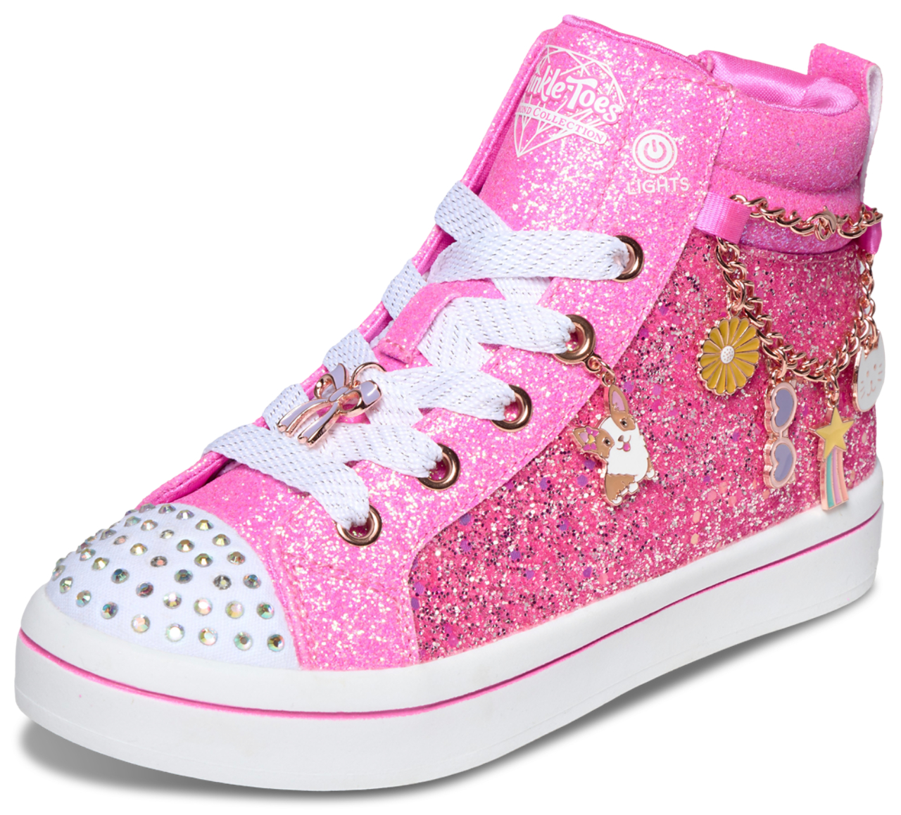 Skechers Twinkle Charms Removable Bracelets Lighted High Image 4 of 6. Tap to open photo gallery.