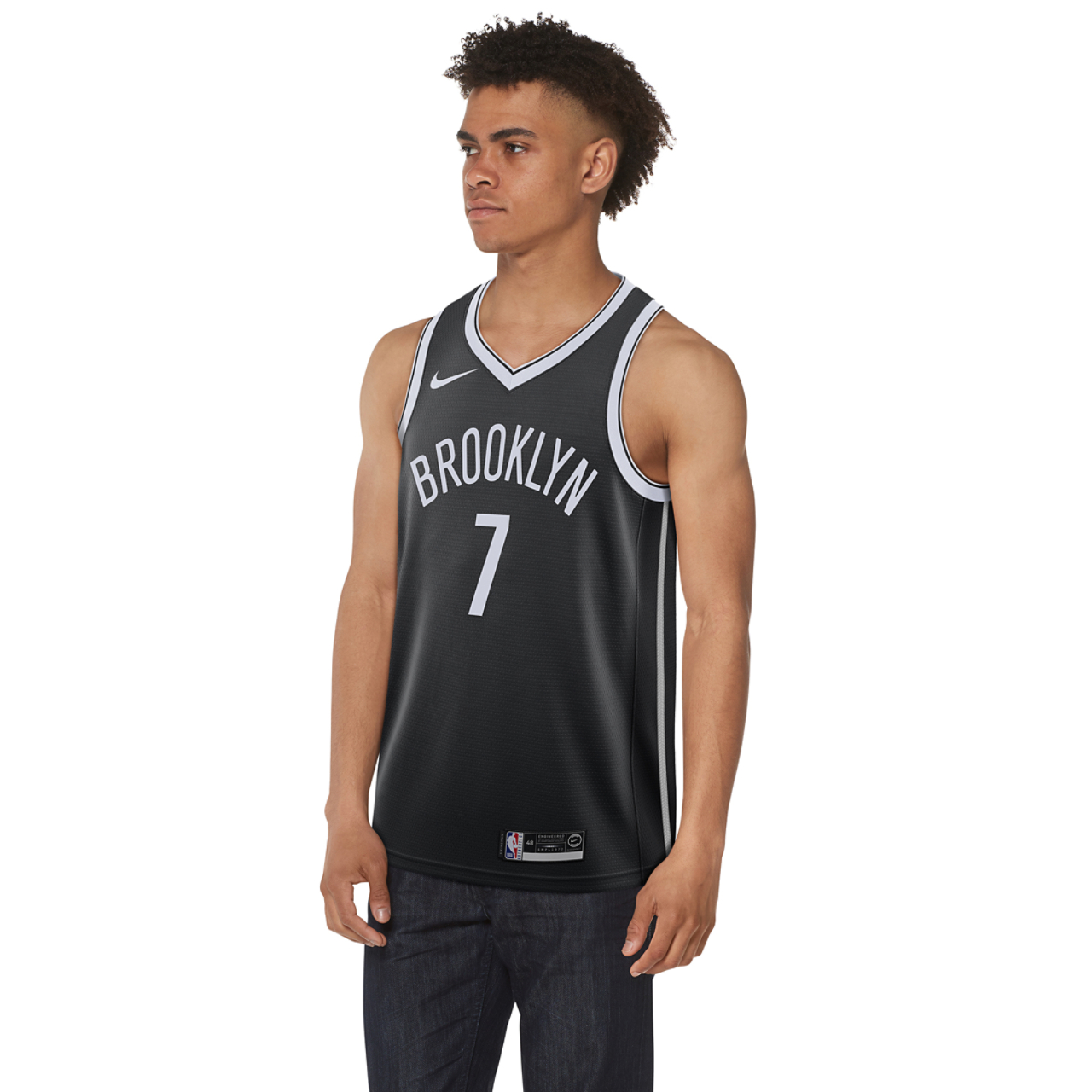 Nike Nets Swingman Jersey Image 4 of 4. Tap to open photo gallery.