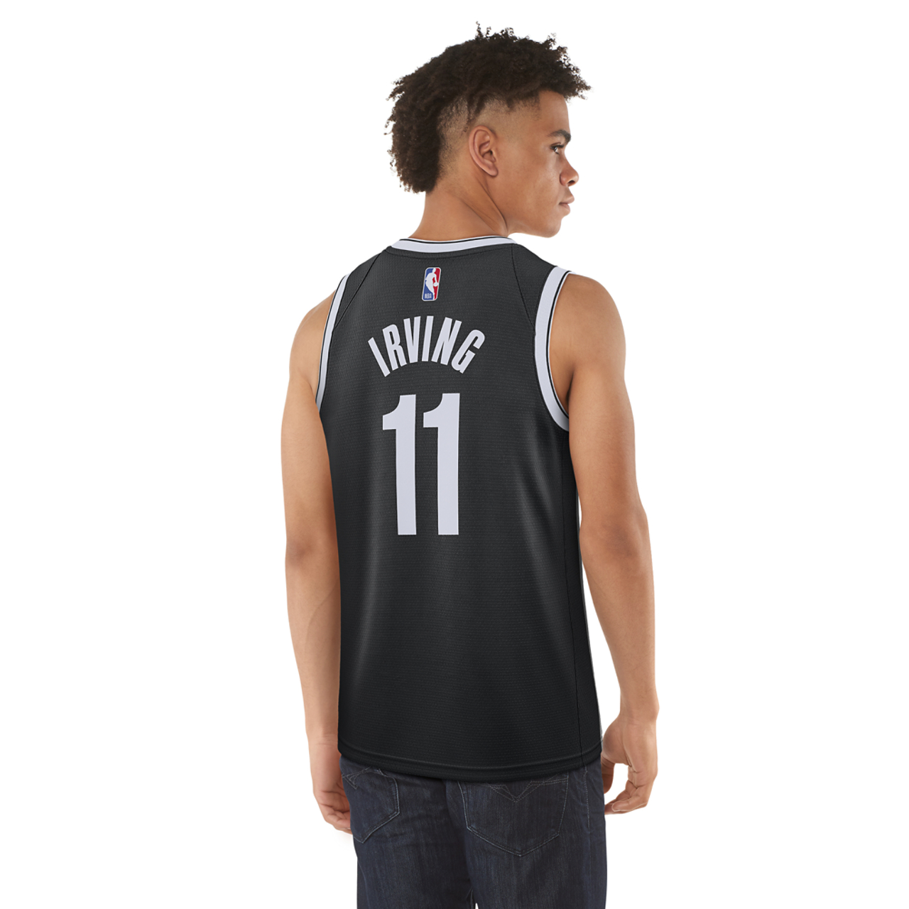 Nike Nets Swingman Jersey Image 3 of 4. Tap to open photo gallery.