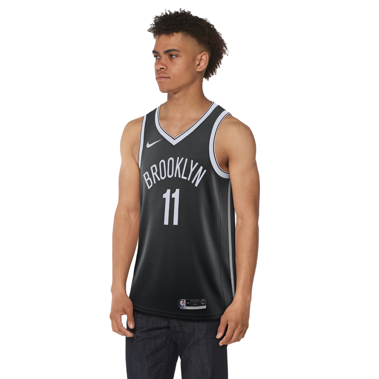 Nike Nets Swingman Jersey Image 4 of 4. Tap to open photo gallery.