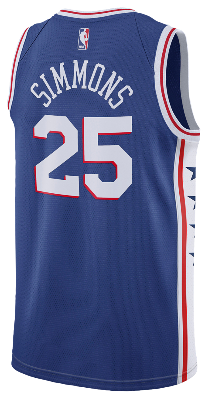 Nike 76ers Swingman Jersey Image 1 of 7. Tap to open photo gallery.