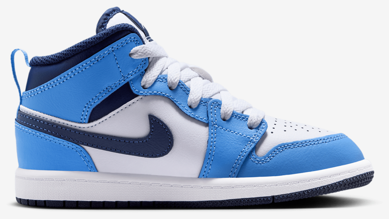 Jordan AJ 1 Mid Image 1 of 5. Tap to open photo gallery.