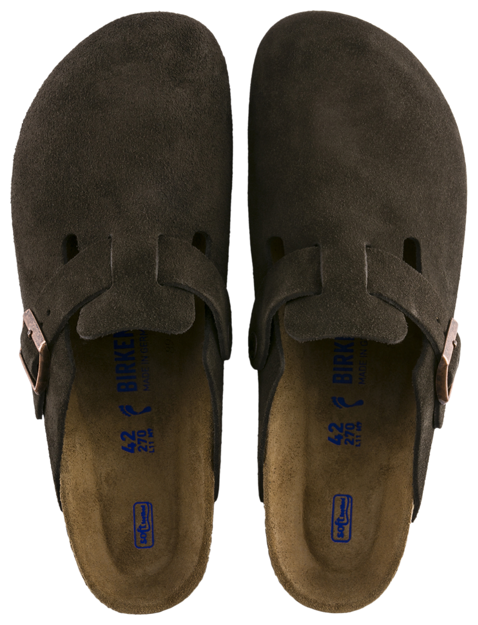 Birkenstock Boston Soft Footbed Suede Clogs Image 3 of 4. Tap to open photo gallery.