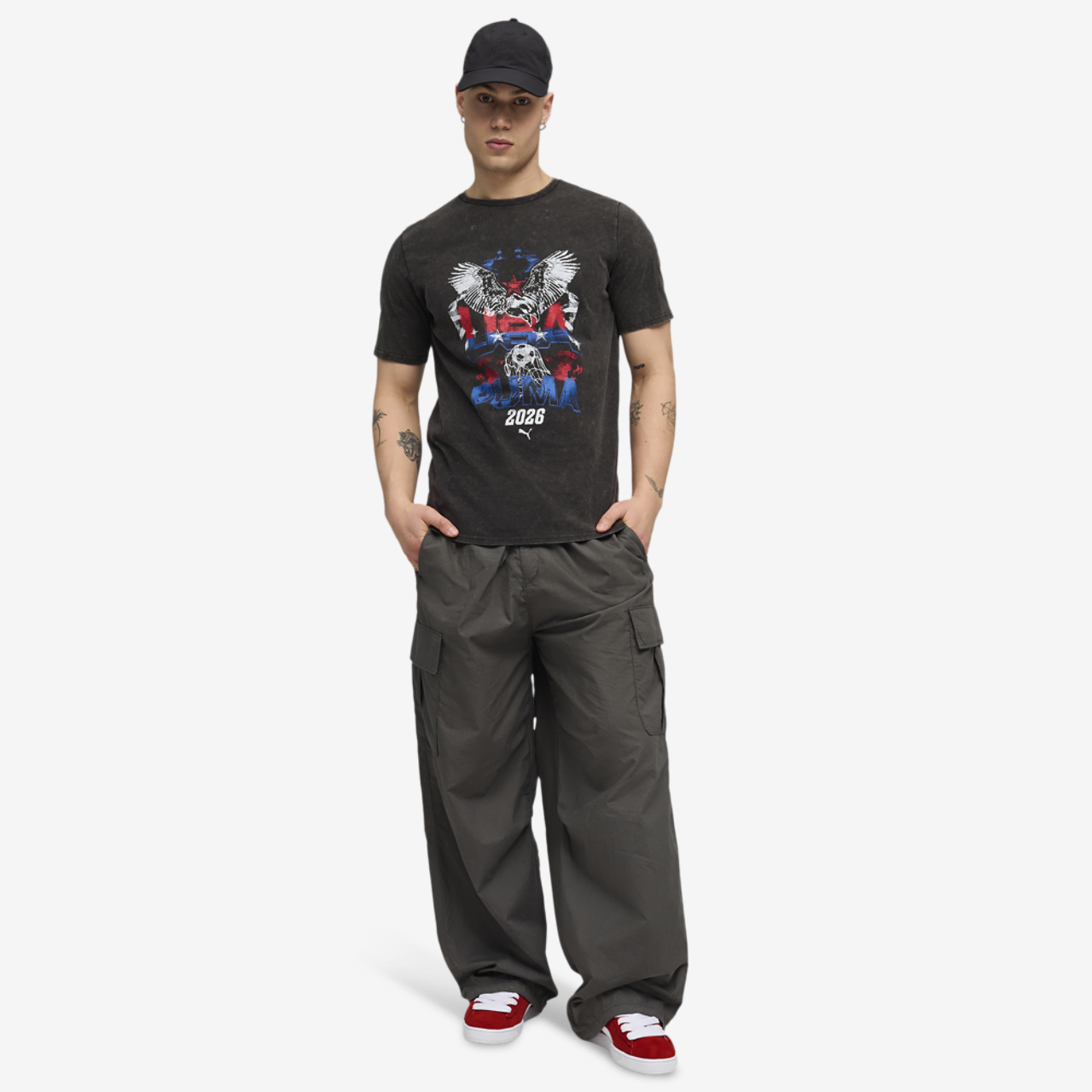 PUMA Fanpack 90s Bespoke Tee Image 3 of 5. Tap to open photo gallery.