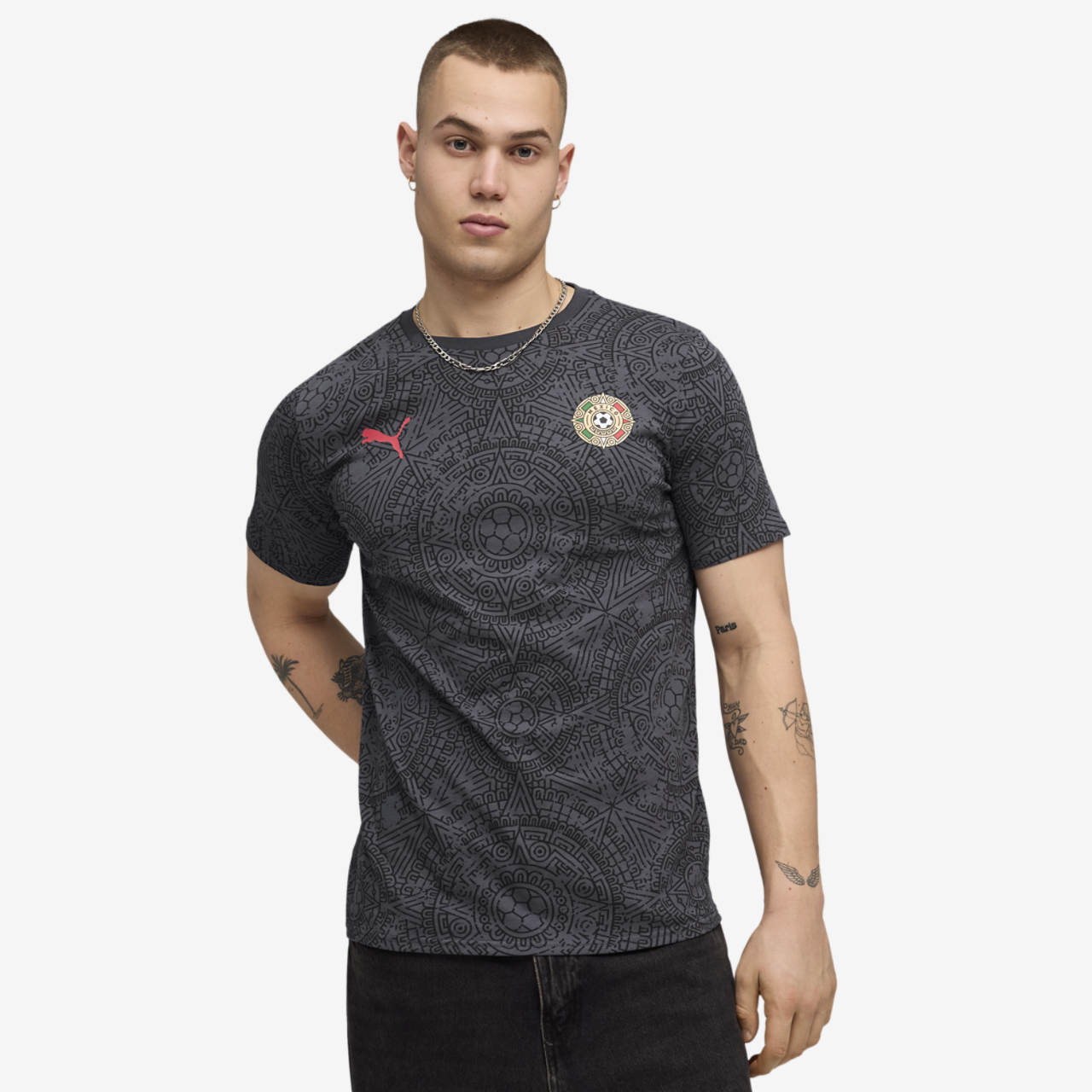 PUMA Fanpack Mexico Graphic Tee Image 1 of 5. Tap to open photo gallery.