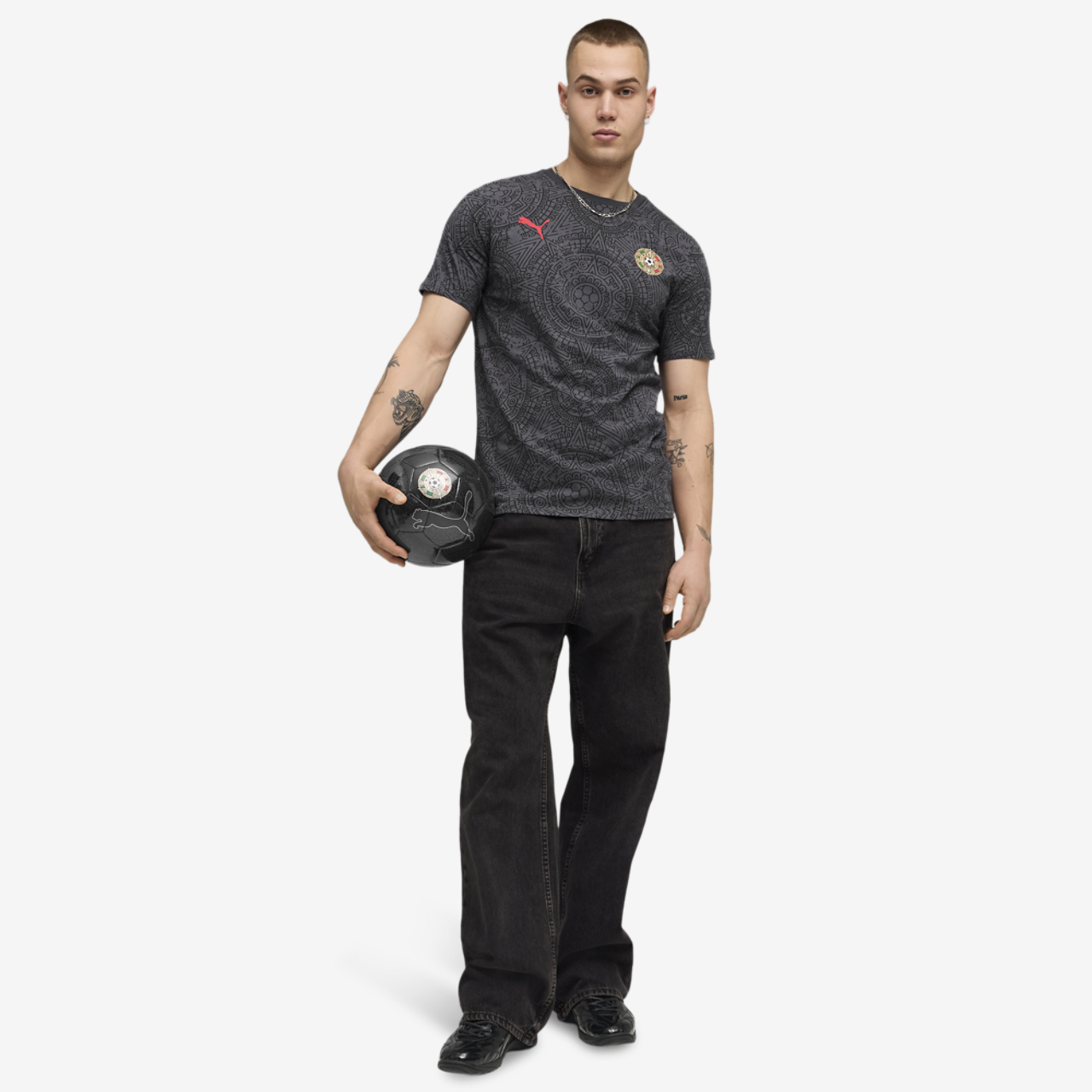 PUMA Fanpack Mexico Graphic Tee Image 3 of 5. Tap to open photo gallery.