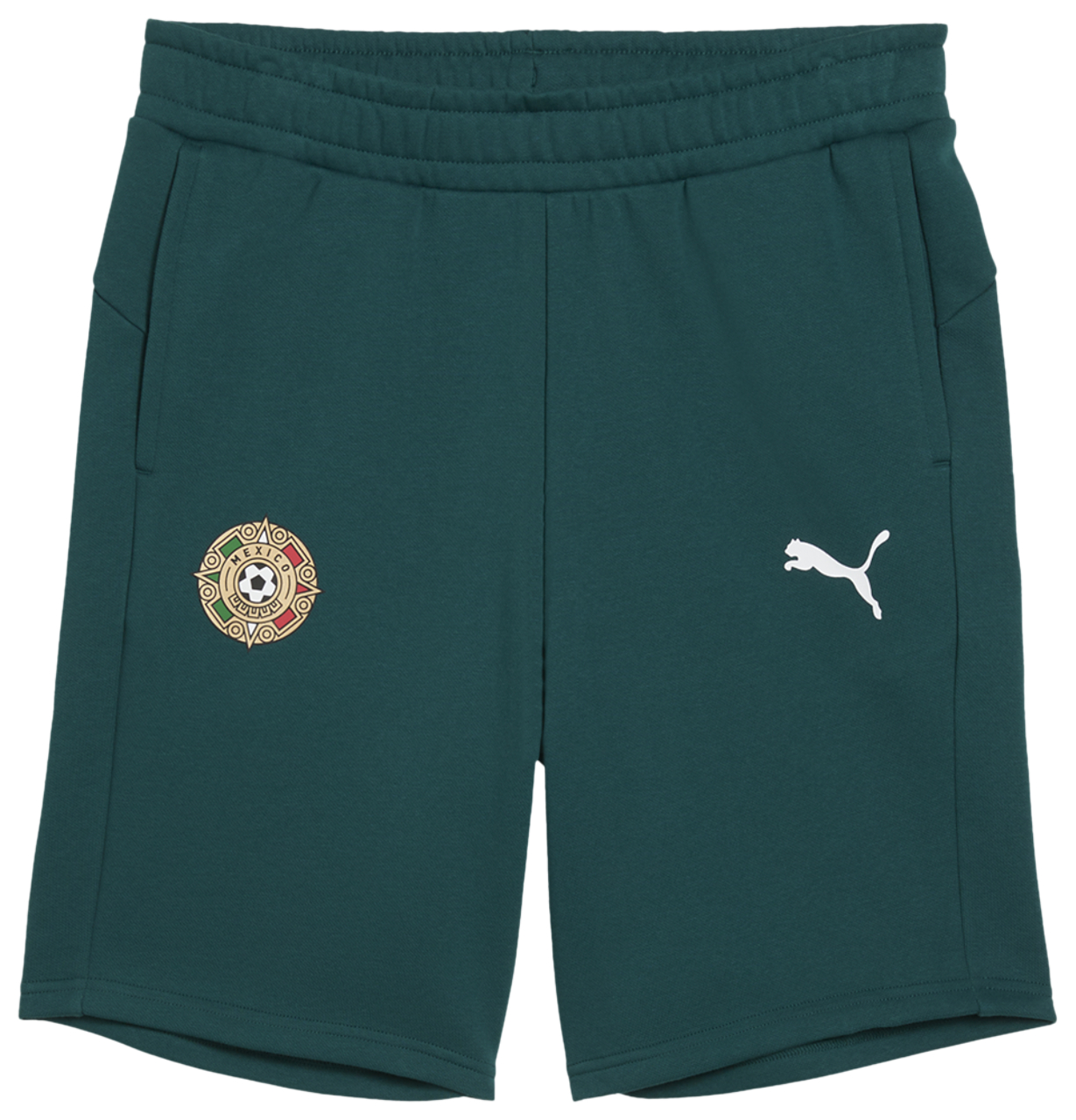 PUMA Fanpack Mexico Sweat Shorts Image 4 of 5. Tap to open photo gallery.