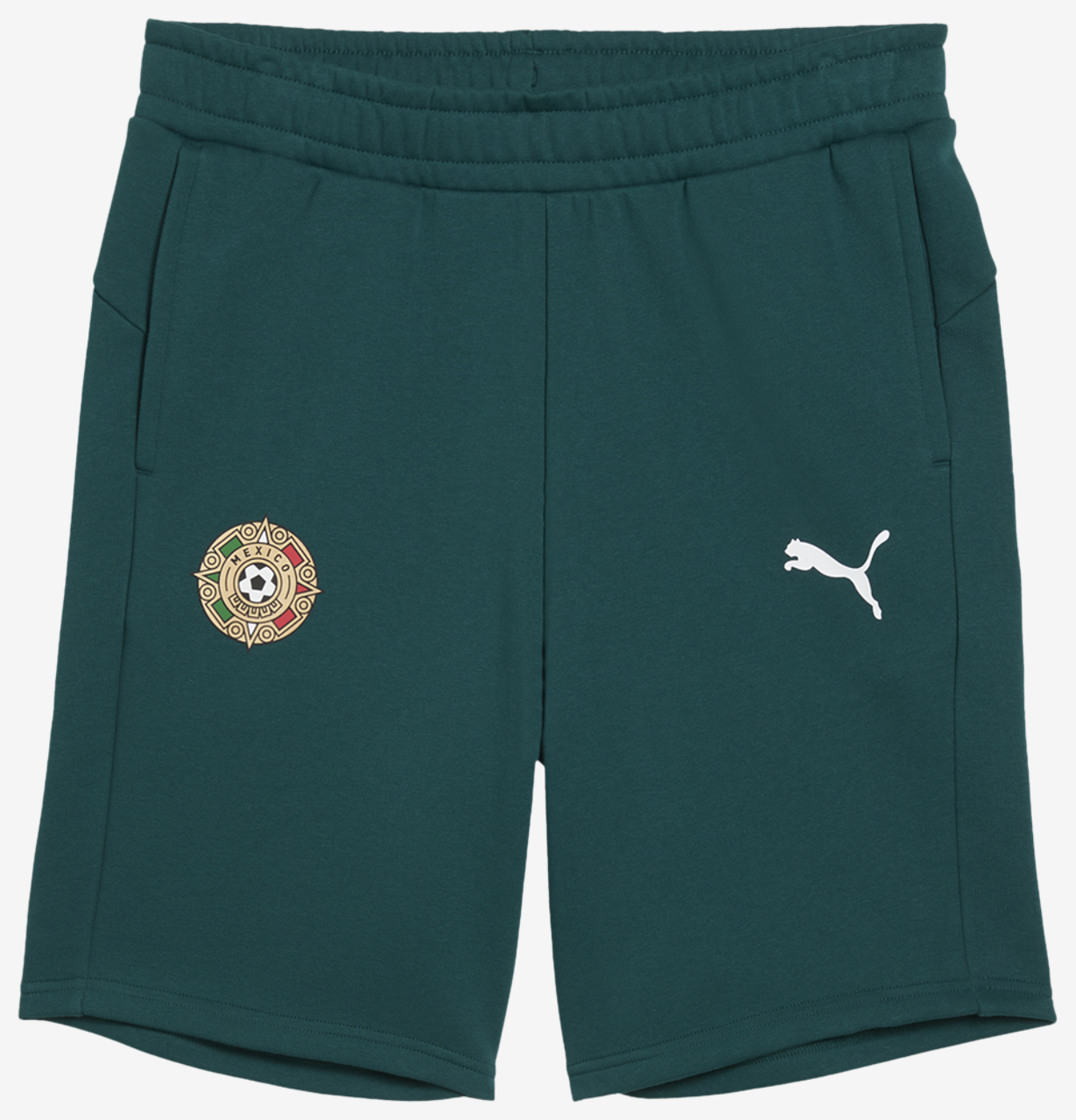 PUMA Fanpack Mexico Sweat Shorts Image 4 of 5. Tap to open photo gallery.