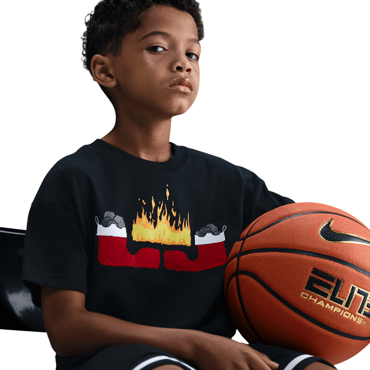 Nike LeBron Air Max 90 Graphic T-Shirt Image 3 of 5. Tap to open photo gallery.