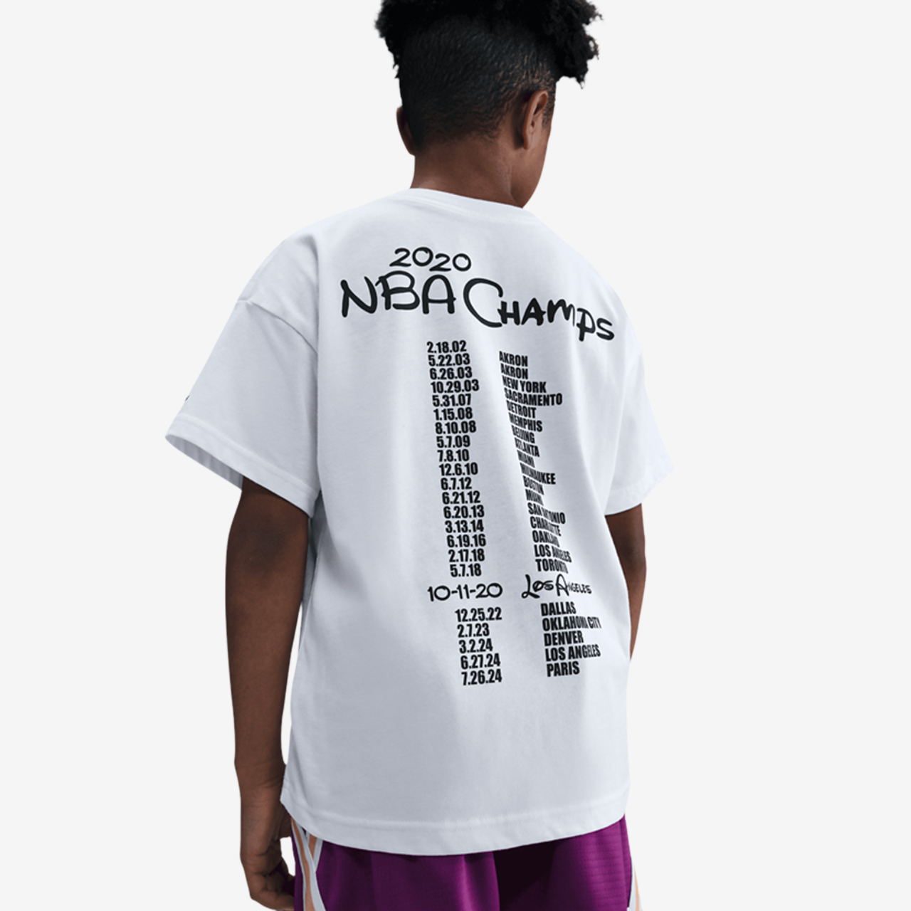 Nike LeBron Air Max 90 Graphic T-Shirt Image 2 of 5. Tap to open photo gallery.