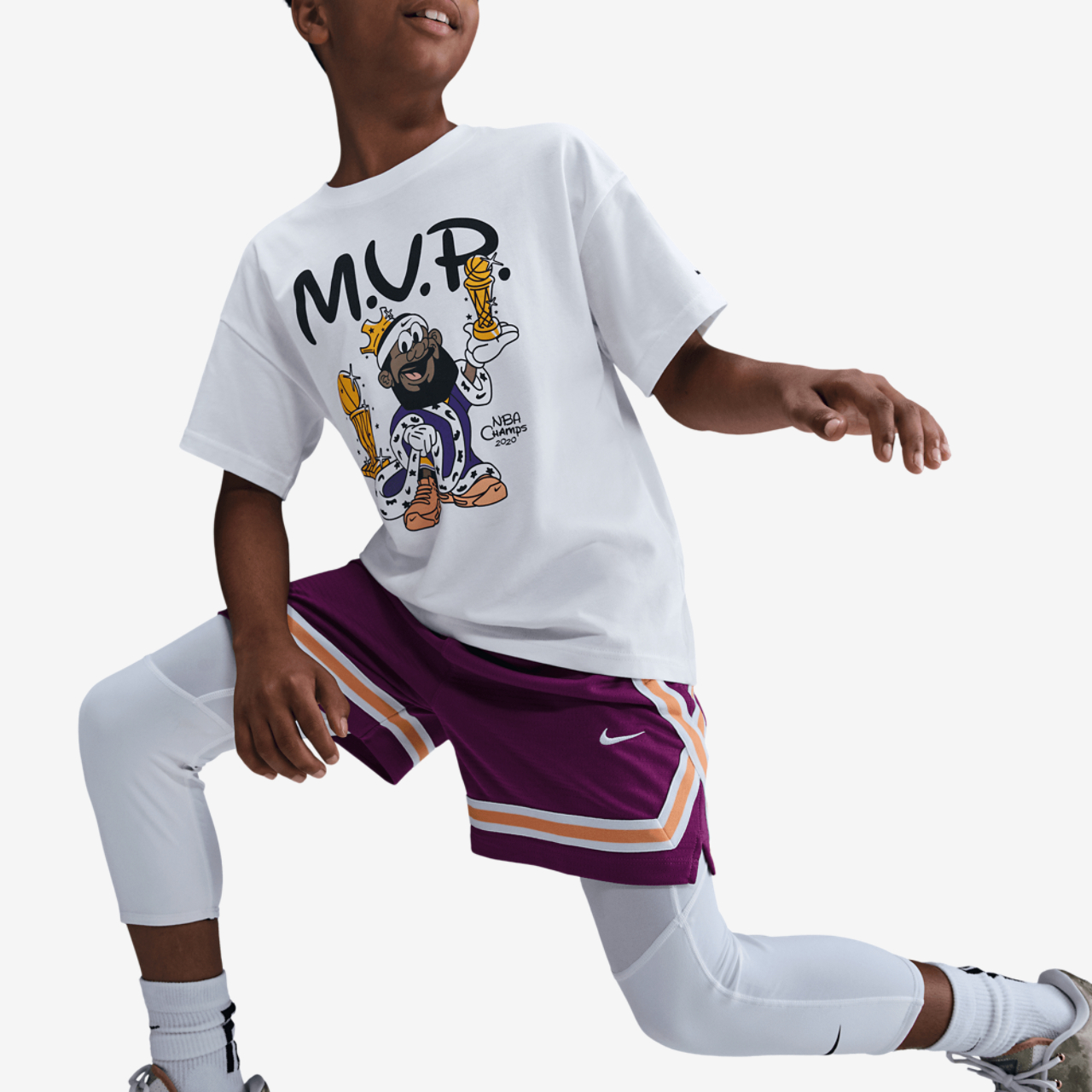 Nike LeBron Air Max 90 Graphic T-Shirt Image 3 of 5. Tap to open photo gallery.